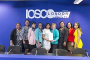 FSC Jamaica Delegation with the Head of Enforcement and Cooperation at IOSCO, Isabel Pastor